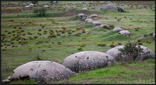 albanian bunker frontlines